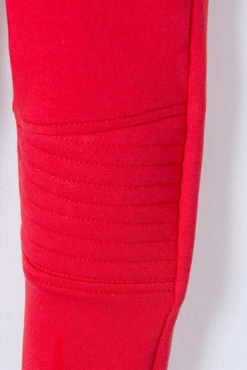 LITTLEMIC JOGGER WITH RED DRAWSTRING FOR BOYS 2T TO 5T