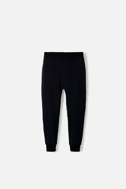 JOGGER MIC ESTAMPADO NEGRO PARA NIÑO