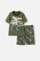 PIJAMA DE MIC PANTALÓN CORTO VERDE PARA NIÑO
