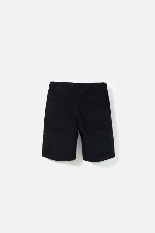 BOY'S GREY DRAWSTRING MIC SHORTS