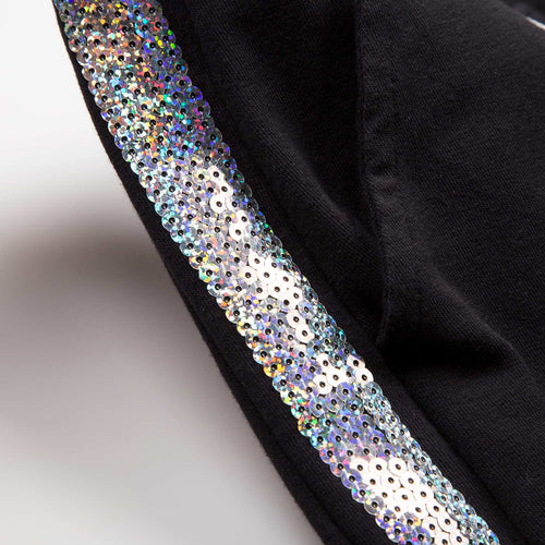 GIRL'S JOGGERS, BLACK FROM MIC