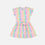 VESTIDO MIC MANGA CORTA MULTICOLOR PARA NIÑA