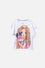 CAMISETA MIC ESTAMPADA MANGA CORTA BLANCA PARA NIÑA