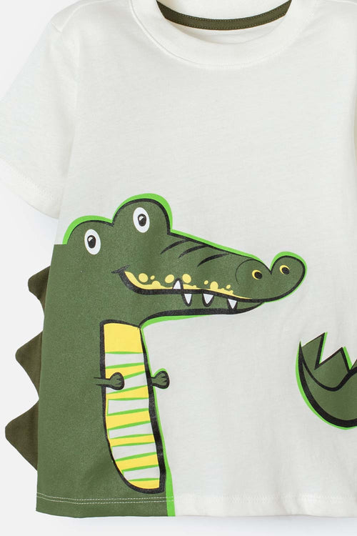 LITTLEMIC MILITARY GREEN SET FOR BOYS 2T TO 5T