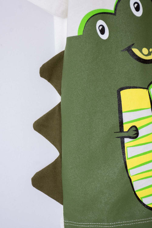 LITTLEMIC MILITARY GREEN SET FOR BOYS 2T TO 5T