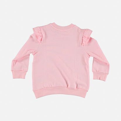 BUZO DE BEBÉ NIÑA, CERRADO PALO DE ROSA DE LITTLEMIC