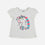 CAMISETA DE NIÑA, MANGA CORTA  MARFIL DE LITTLEMIC