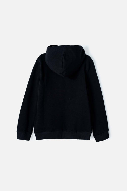 BLACK MIC HOODIE FOR KIDS