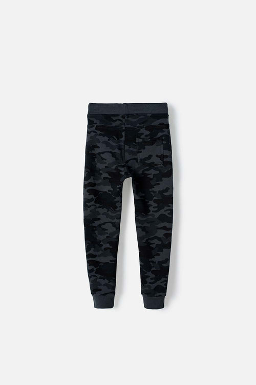 BOY'S GREY DRAWSTRING FLEECE JOGGER