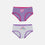 PACK X2 PANTIES DE NIÑA, LILA/BLANCO DE MIC