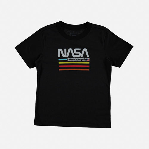 CAMISETA DE MIC MANGA CORTA NEGRA PARA NIÑO