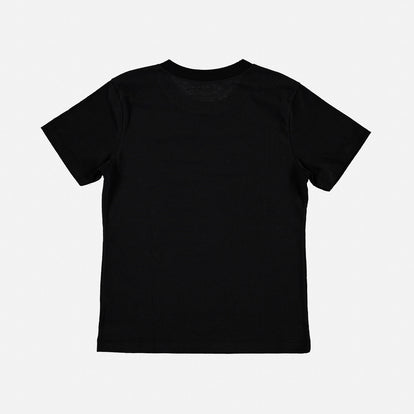 CAMISETA DE MIC MANGA CORTA NEGRA PARA NIÑO