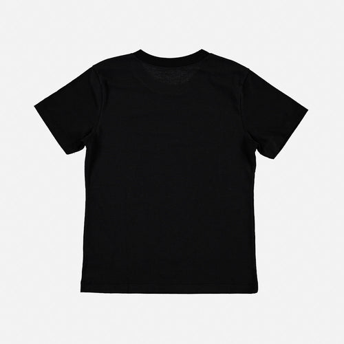 CAMISETA DE MIC MANGA CORTA NEGRA PARA NIÑO