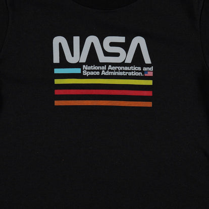CAMISETA DE MIC MANGA CORTA NEGRA PARA NIÑO