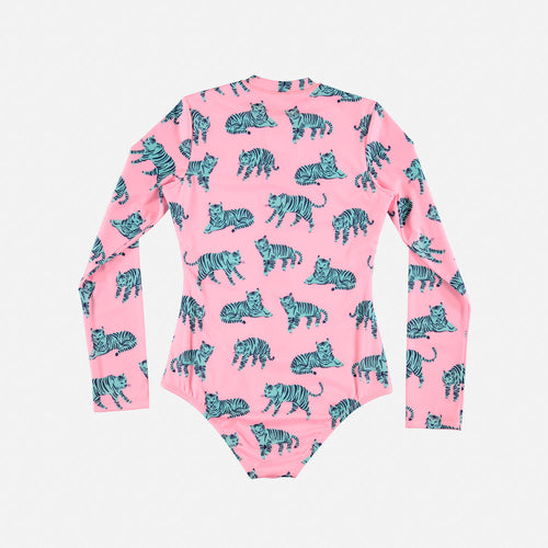 VESTIDO DE BAÑO MIC MANGA LARGA ROSADO PARA NIÑA