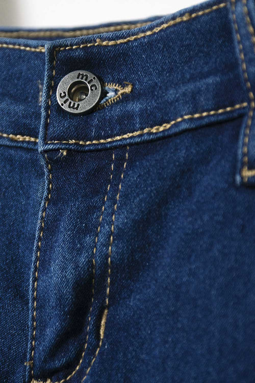 SHORT DE NIÑA, AZUL DE MIC