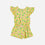 ENTERIZO CORTO LITTLEMIC AMARILLO Y ROSADO PARA NIÑA 2T A 5T