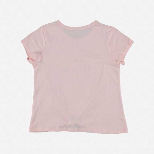 CAMISETA DE MIC MANGA CORTA ROSADA PARA NIÑA