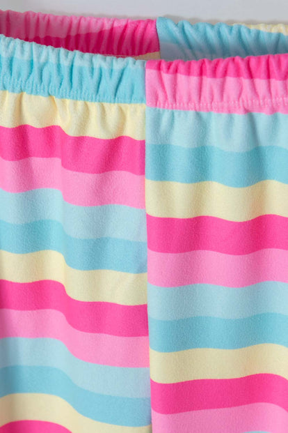 PIJAMA MIC MANGA LARGA  MULTICOLOR PARA NIÑA