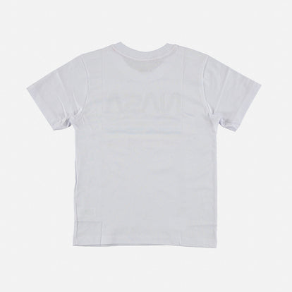 CAMISETA DE LA NASA MANGA CORTA BLANCO PARA NIÑO
