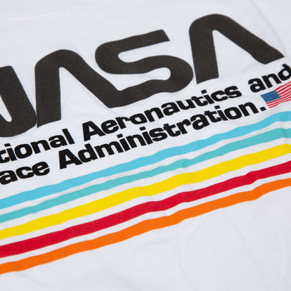 CAMISETA DE LA NASA MANGA CORTA BLANCO PARA NIÑO