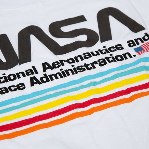 CAMISETA DE LA NASA MANGA CORTA BLANCO PARA NIÑO