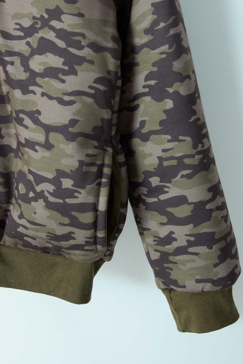 KIDS' GREEN CLOSED MICROPHONE JACKET FOR BOYS