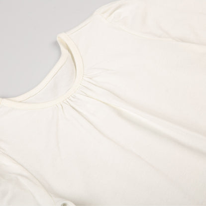 CAMISETA X2 DE NIÑA, MANGA LARGA ROSADA/BLANCA DE LITTLEMIC