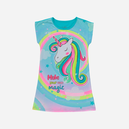 PIJAMA DE MIC TIPO BATOLA MULTICOLOR PARA NIÑA