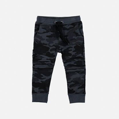 JOGGER LITTLEMIC ESTAMPADO GRIS PARA NIÑO DE 2T A 5 T