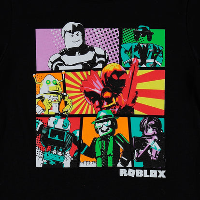 CAMISETA DE VIDEOJUEGOS MANGA CORTA NEGRA PARA NIÑO