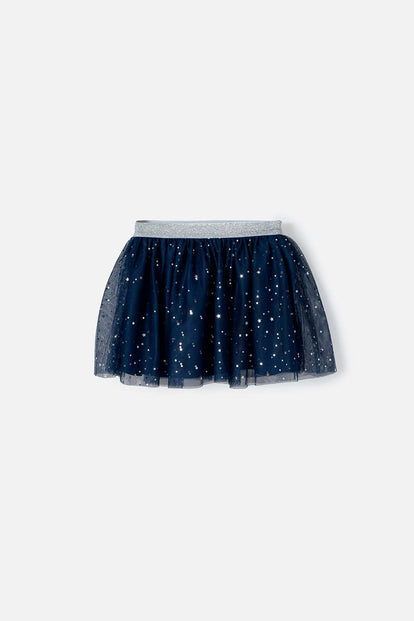 FALDA DE MIC CON TUTÚ AZUL PARA NIÑA