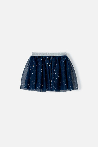 FALDA DE MIC CON TUTÚ AZUL PARA NIÑA
