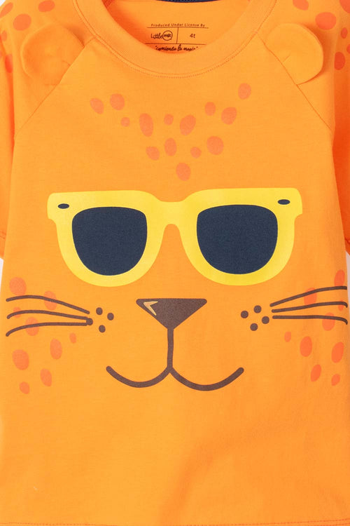 LITTLEMIC ORANGE OUTFIT FOR BABY BOY 2T TO 5T