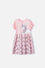 VESTIDO MIC MANGA CORTA PALO DE ROSA PARA NIÑA