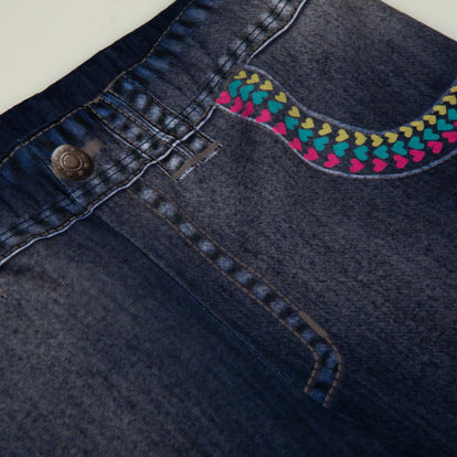 LEGGINS MIC ESTAMPADO NEGRO PARA NIÑA