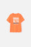 CAMISETA DE MIC MANGA CORTA NARANJA PARA NIÑO