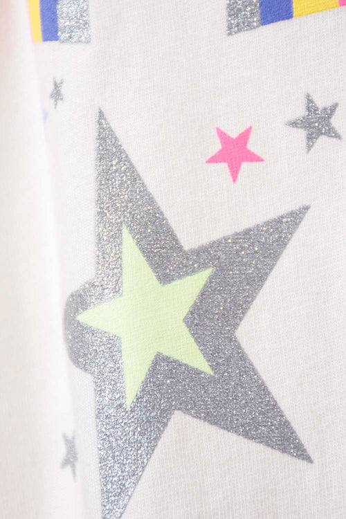 GIRLS' IVORY SHORT SLEEVE MICROFIBER T-SHIRT