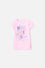 CAMISETA DE MIC MANGA CORTA ROSADA PARA NIÑA