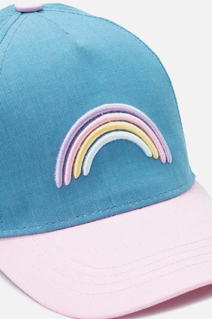 GORRA DE NIÑA, AZUL/ROSADA DE LITTLEMIC