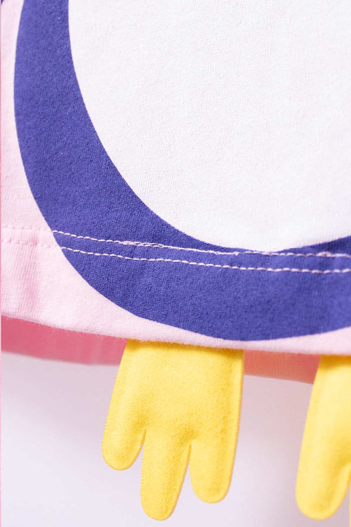 LITTLEMIC LONG-SLEEVE PINK T-SHIRT FOR GIRLS 2T TO 5T