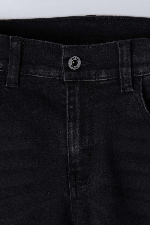 BOY'S BLACK DENIM JEAN WITH FRONT POCKETS
