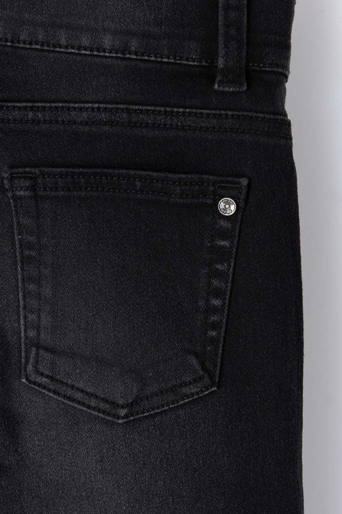 BOY'S BLACK DENIM JEAN WITH FRONT POCKETS