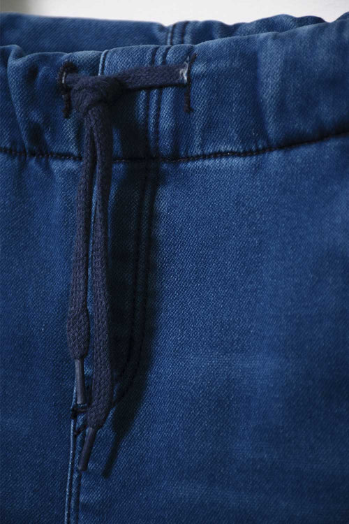 BOY'S TONIC DENIM JOGGERS WITH ADJUSTABLE DRAWSTRING