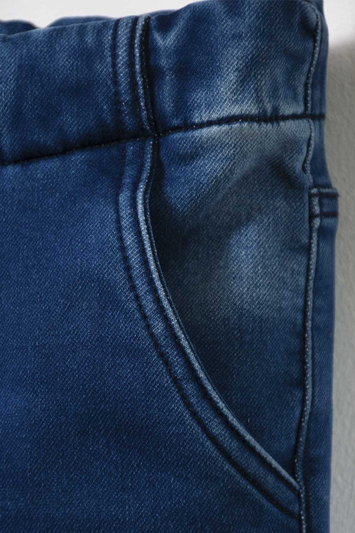 BOY'S TONIC DENIM JOGGERS WITH ADJUSTABLE DRAWSTRING