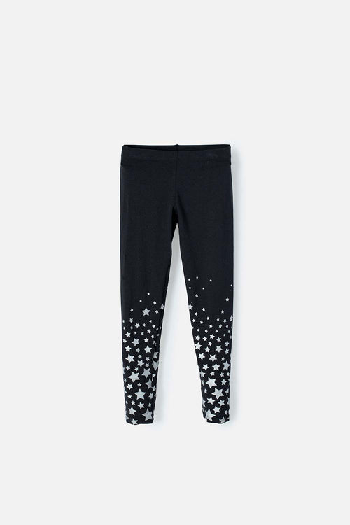 JOGGER MIC ESTAMPADO NEGRO PARA NIÑA
