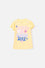 CAMISETA DE MIC MANGA CORTA AMARILLA PARA NIÑA