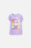 CAMISETA DE MIC MANGA CORTA LILA PARA NIÑA