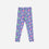 GIRL'S LEGGINGS, PURPLE MIC
