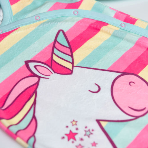 LITTLEMIC PINK AND GREEN PAJAMAS FOR BABY GIRL